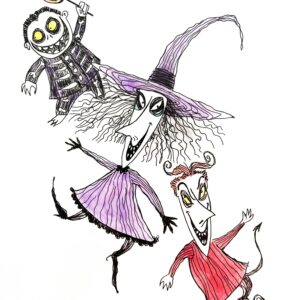 Tim BURTON (Né en 1968)  Sans titre,2013.