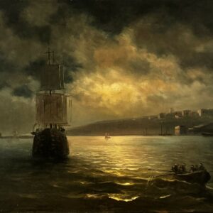 Rufin Gavrilovich SUDKOVSKY (1850-1885).  Marine,1879.