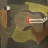 Martine DROIXHE (Né en 1954)  Composition abstraite,1990