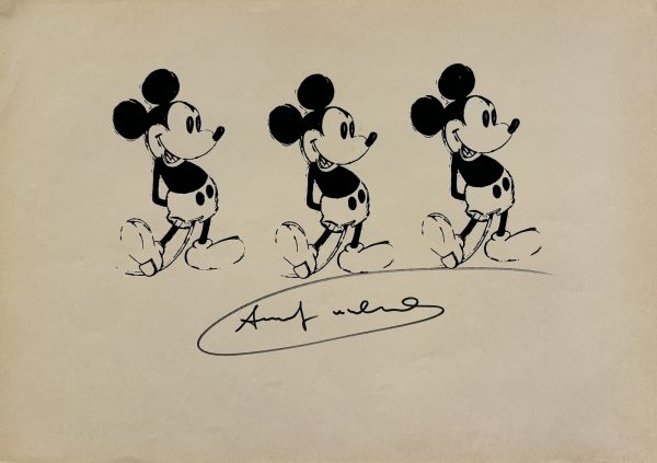 Andy WARHOL (1928-1987), D’Après. Mickey Mouse.