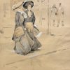 Ludwig MAROLD (1865-1898), Tchèque. Elégantes, vers 1895.