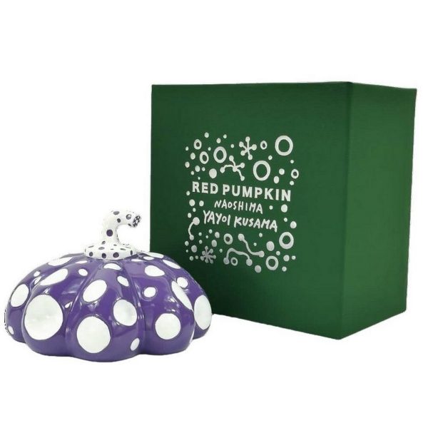 Yayoi KUSAMA (Né en 1929) D’après Naoshima Pumpkin Purple & White - Image 2