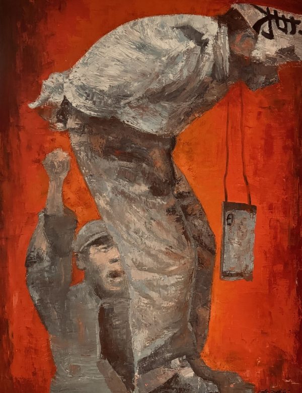 GAO ZENGLI (Né en 1964) Souvenir de rouge N°2.