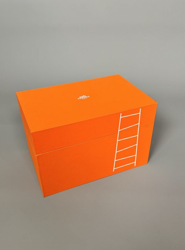 HERMES – PARIS.  Veilleuse en bois, céramique, métal et verre – Image 5