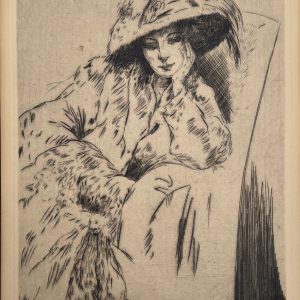 Henri Joseph THOMAS (1878-1972)  Elégante