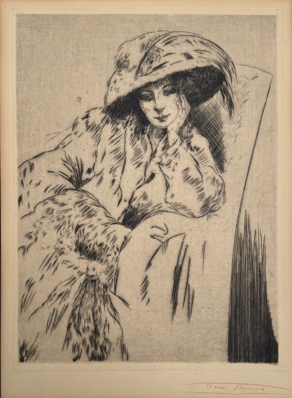Henri Joseph THOMAS (1878-1972)  Elégante