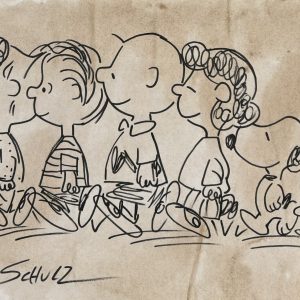 Charles SCHULZ (1922-2000)  Snoopy et les Peanuts.