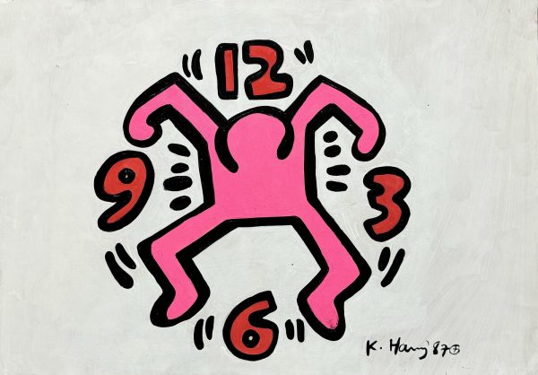 Keith HARING (1958-1990), Attribué à  Sans titre, 1987.