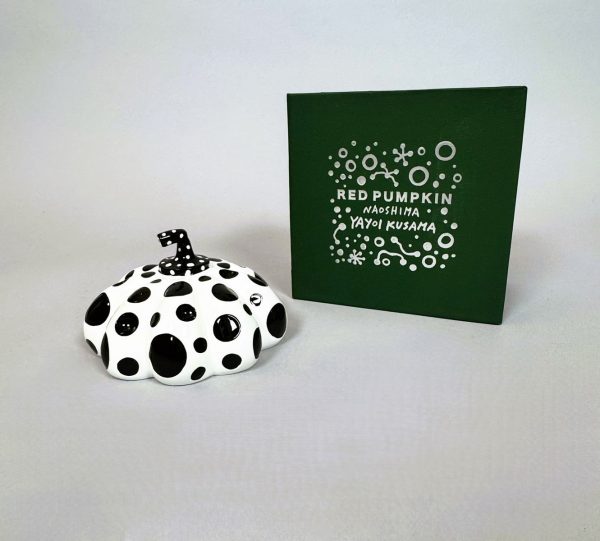 Yayoi KUSAMA (Né en 1929), D’Après  Naoshima Pumpkin White & Black