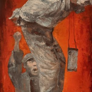 GAO ZENGLI (Né en 1964)  Souvenir de rouge N°2.