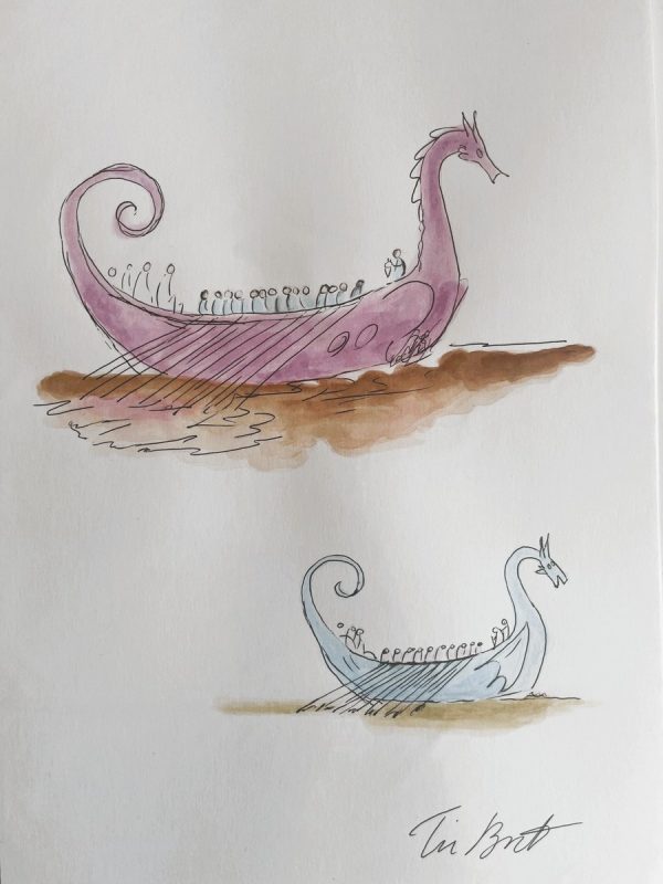 Tim BURTON (Né en 1958)  Sans titre.