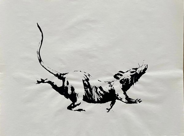 BANKSY (Anglais - Né en 1974 (d'aprés)   "Gdp Rat" 2019