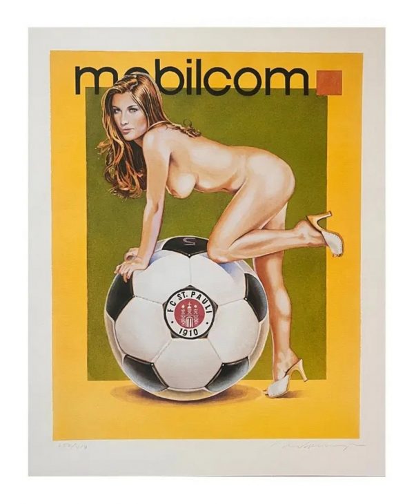 Mel RAMOS (1935-2018)   MOBILCOM- FC St Pauli, 2003