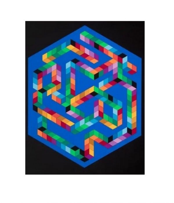 VICTOR VASARELY (1906-1997)   Babel, 1978.
