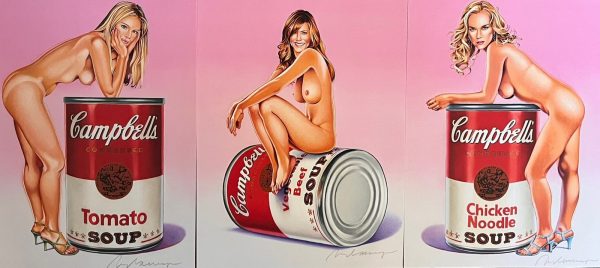 Mel RAMOS (1935-2018)   Three Campbell’s Soup blondes .2016
