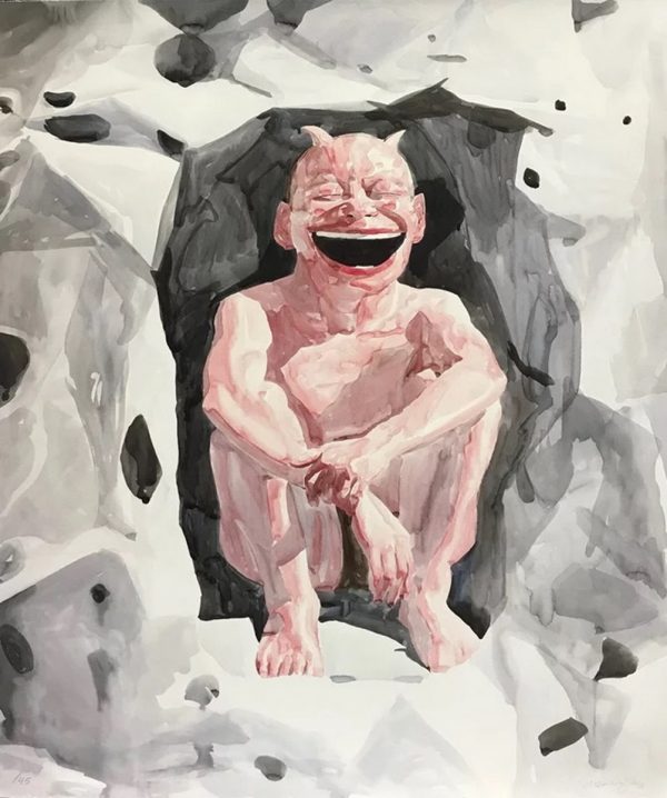 YUE MINJUN (Né en 1962)  Untitled (Smile-ism No.26) (2006)