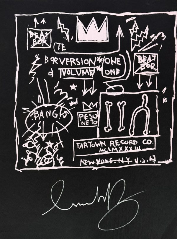 Jean-Michel BASQUIAT (1960-1988), D’Après.  The Offs First Record,1983.