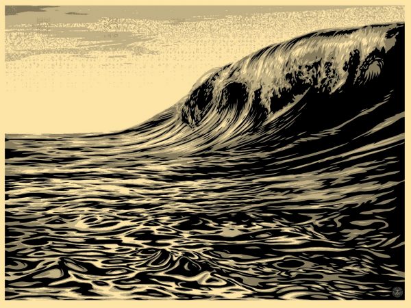 OBEY, Shepard FAIREY (Né en 1970), D’Après.  Infinite Wave.