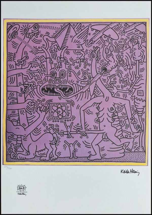 KEITH HARING (1958-1990), D’Après. (After)  Untitled.