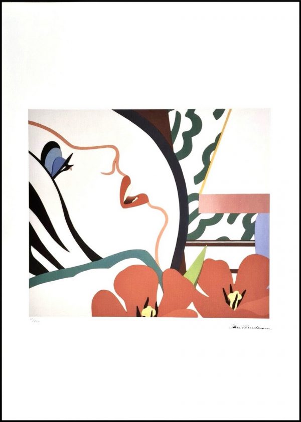 TOM WESSELMANN (1931-2004) , D’Après. (After)  Bedroom Face with white Wallpaper.