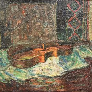 Georges SIMONKA (1916-2001)  Nature morte au violon