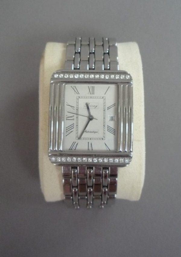 POIRAY - MONTRE-BRACELET pour homme en acier " Ma Première " Grand Modèle,