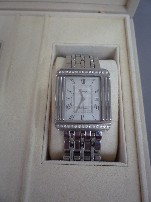 POIRAY - MONTRE-BRACELET pour homme en acier " Ma Première " Grand Modèle, – Image 5
