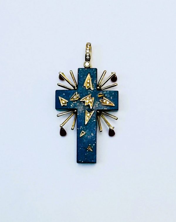 Salvador DALI (1984-1989)  « Croix latine rayonnante » 1982