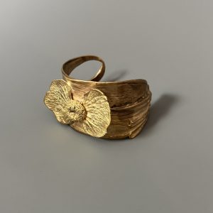 CLAUDE LALANNE (1925-2019)  Bracelet manchette Hortensia. Circa 1980