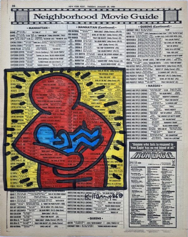 Keith HARING (1958-1990), Attribué à.