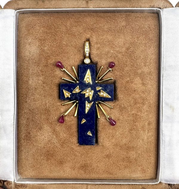 Salvador DALI (1984-1989)  ‘Croix latine rayonnante’, 1982. – Image 3