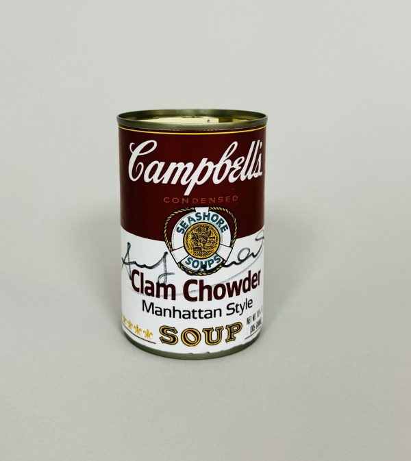 Andy WARHOL (1928-1987), Attribué à.  Campbell’s Soup « Clam Chowder ».