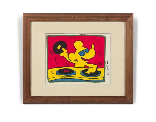 Keith HARING (1958-1990), Attribué à.  Sans titre, 1988. – Image 2