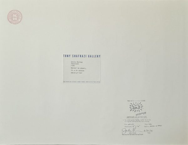 Keith HARING (1958-1990), Attribué à.  Sans titre, 1983. – Image 2