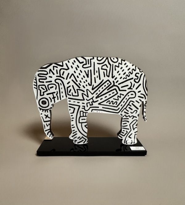 Keith HARING (1958-1990) d'Après.  Eléphant. – Image 2