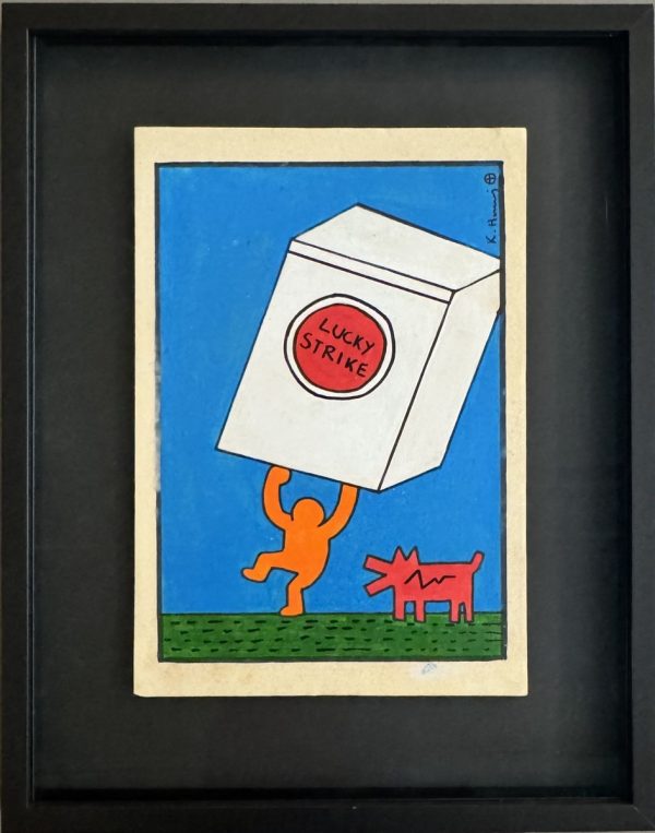 Keith HARING (1958-1990), Attribué à.   Lucky Strike. – Image 2