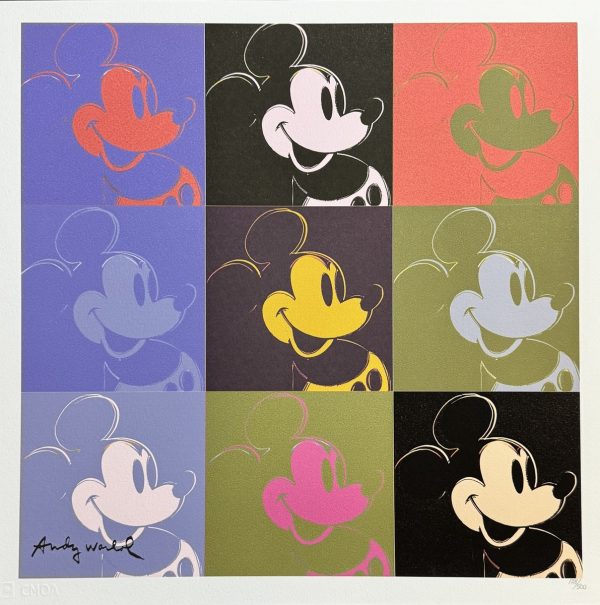 Andy WARHOL (1928-1987), D’Après.  Mickey Mouse.