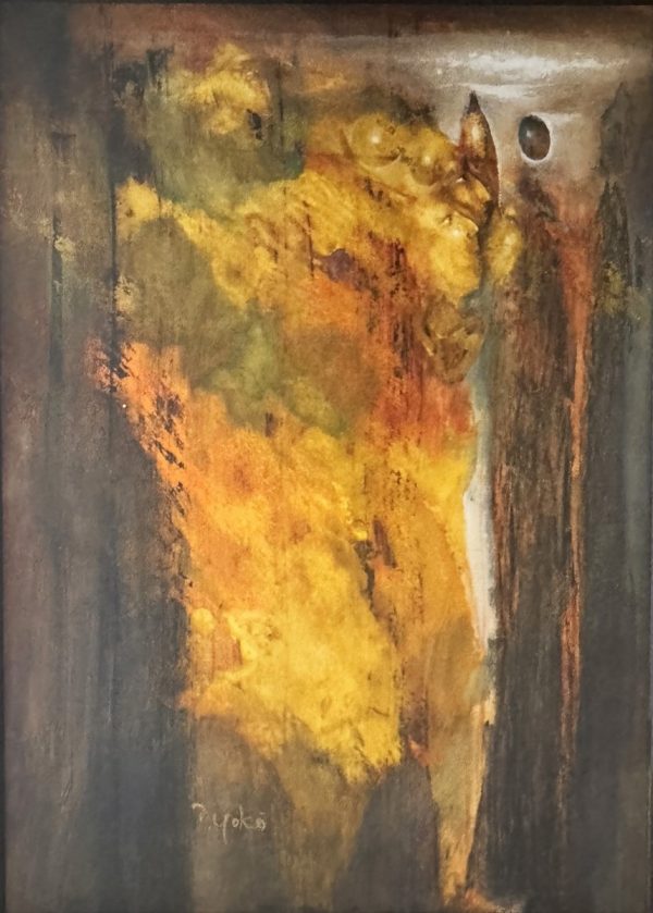 Tatsuhiko YOKO (1928-2015), école japonaise.  Le matin de la Résurrection, circa 1967.