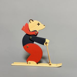 LOUIS VUITTON.   « Ourson au ski ».