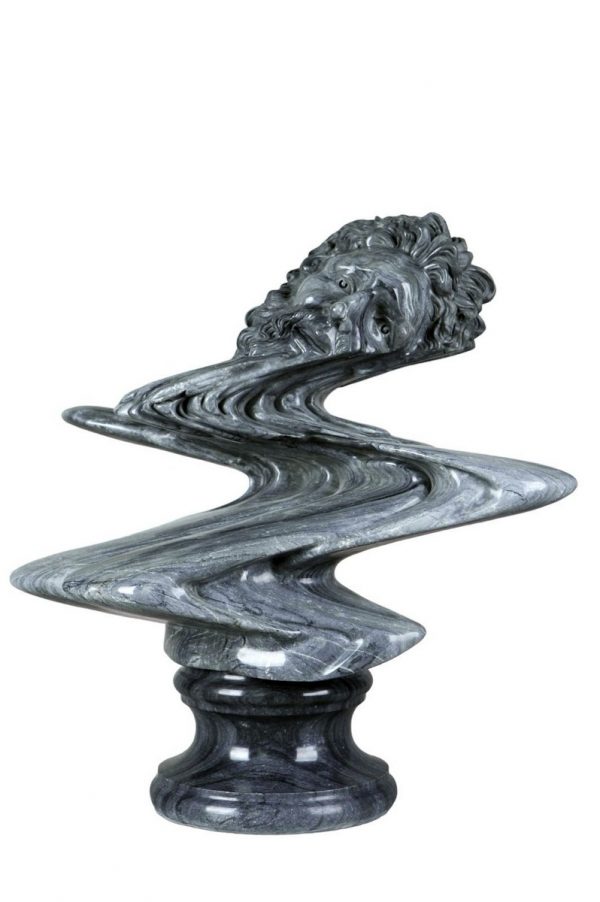 Léo CAILLARD (Né en 1985).  « Laocoon Wave Grey » 2023.