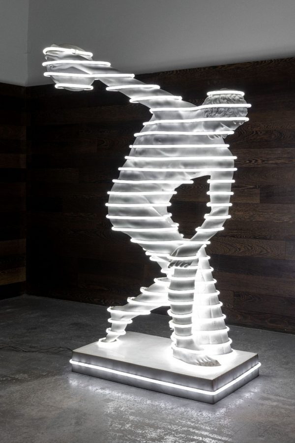 Léo CAILLARD (Né en 1985)  « Neon Discobolus ». 2015.
