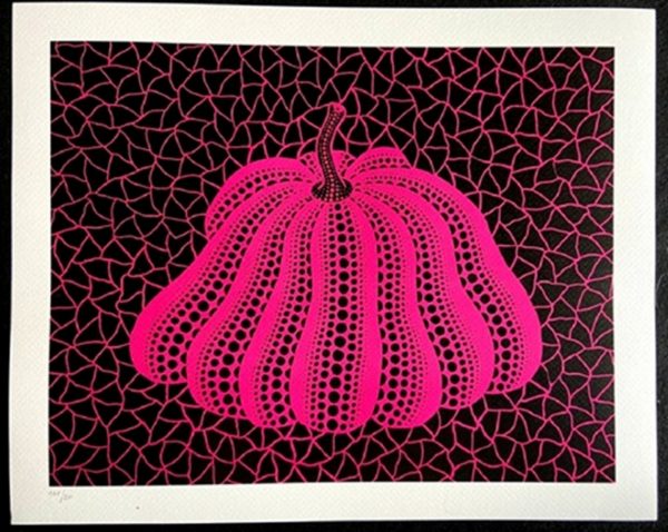 Yayoi KUSAMA (Né en 1929)   Pumpkin Pink, 2011.
