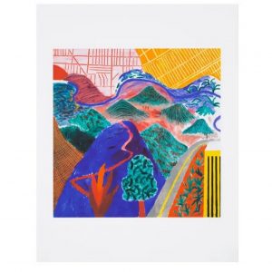 David HOCKNEY (Né en 1937), D’Après.  Outpost Drive, Hollywood ,1980.