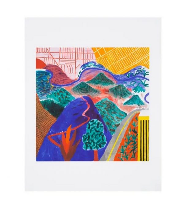 David HOCKNEY (Né en 1937), D’Après.  Outpost Drive, Hollywood ,1980.