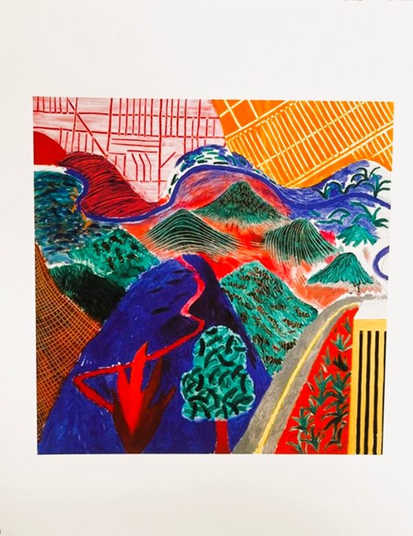 David HOCKNEY (Né en 1937), D’Après.  Outpost Drive, Hollywood ,1980. – Image 2