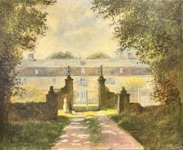 Raymonde VAN DER MERSCH (Active au début du XXe Siècle)  L’entrée du château