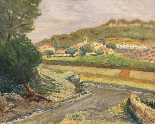 ECOLE DU DEBUT DU XXème SIECLE. Maurice DENIS, à la manière de.  Paysage .