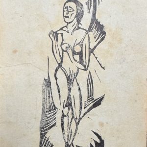 Erich HECKEL (1883-1970),D’Après.  Femme nu debout.