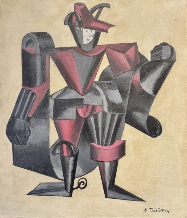 Pavel TCHELITCHEW (1898-1957), Attribué à.  Projet pour un costume de théâtre, circa 1920-21.