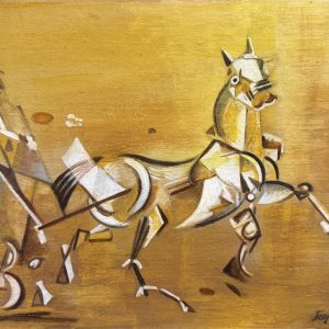 Georgii Bogdanovich YAKULOV (1884-1928)  Le trotteur.